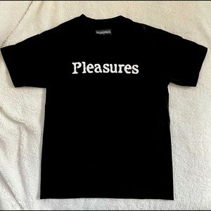 Pleasures Black/White Skeleton Equality Tee | size small